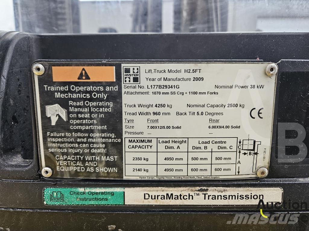 Hyster H2.5 FT Carrelli elevatori GPL