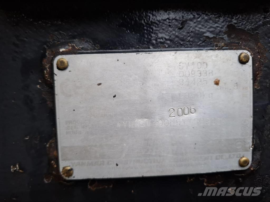Yanmar SV 100 Escavatori medi 7t - 12t