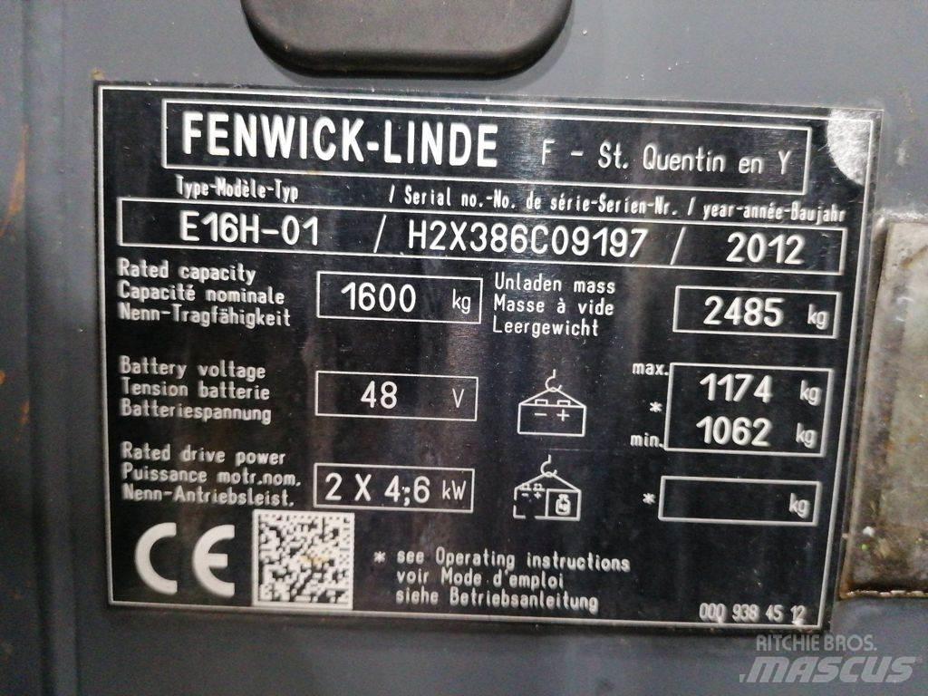 Linde E16H-01 Carrelli elevatori elettrici