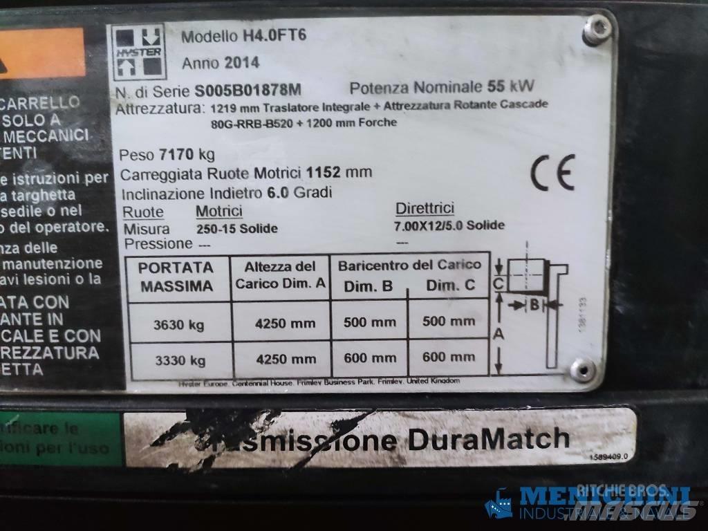 Hyster H 4.0 FT6 Carrelli elevatori diesel