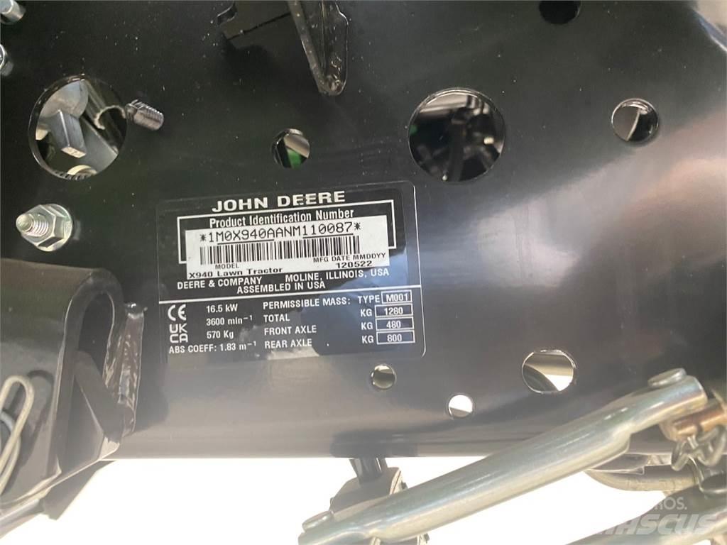 John Deere X940 Falciatrici