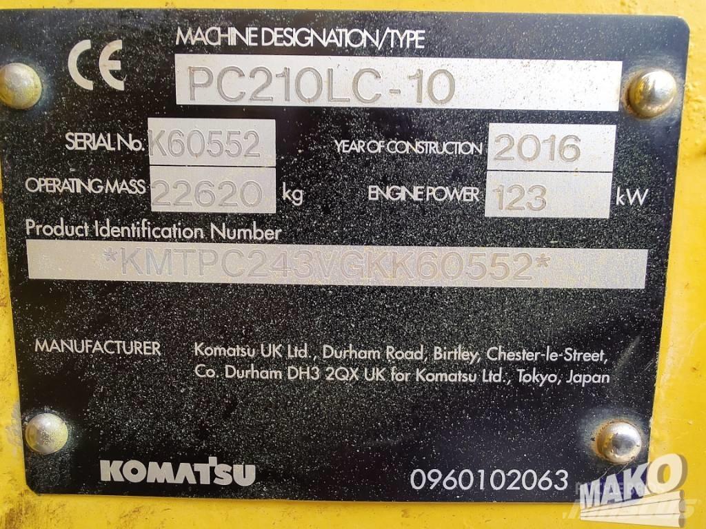 Komatsu PC 210 Escavatori cingolati