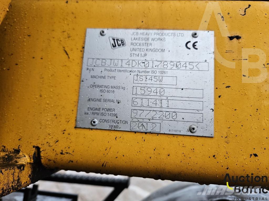 JCB JS 145 W Escavatori gommati