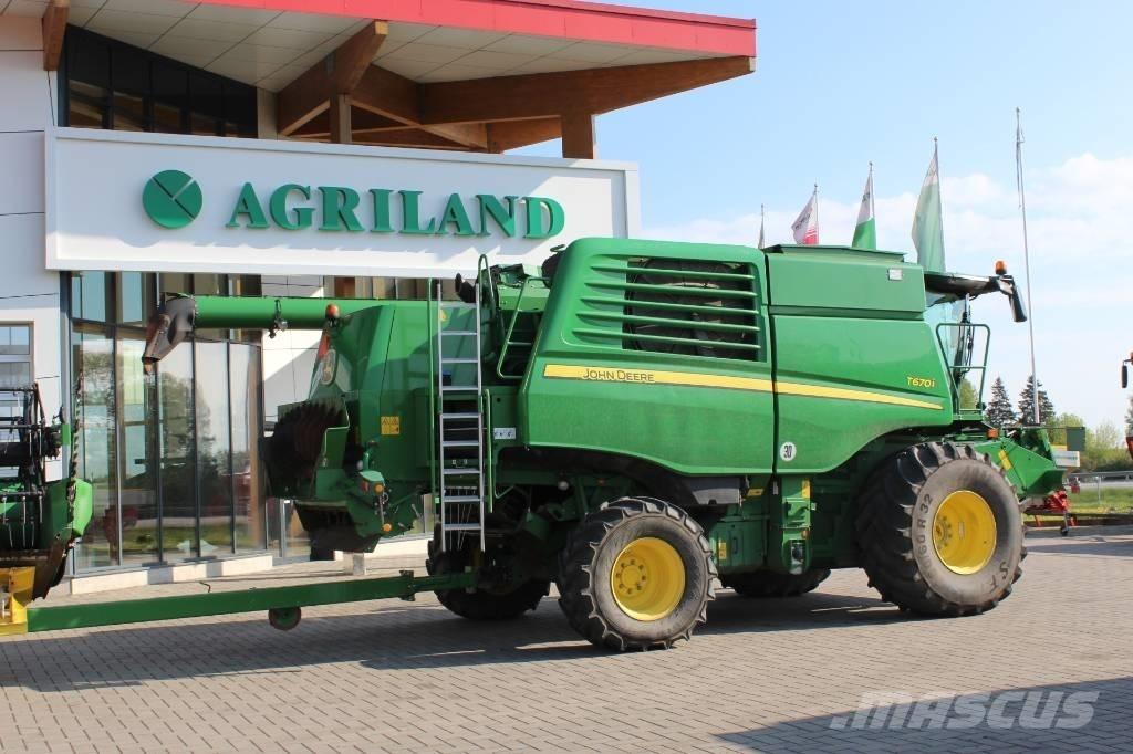 John Deere T 670 i Mietitrebbiatrici