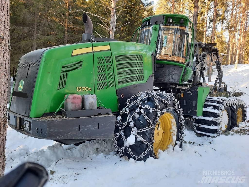 John Deere 1270G 6W Abbattitrici, Disboscatrici
