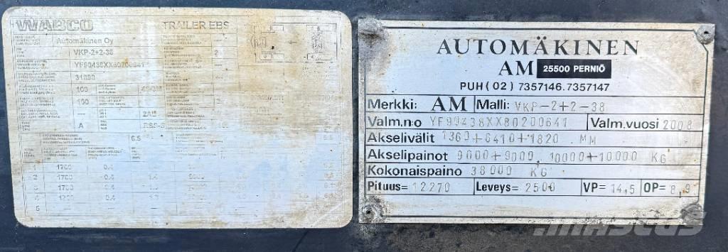 AM VKP-2+2-38 Rimorchi scarrabili