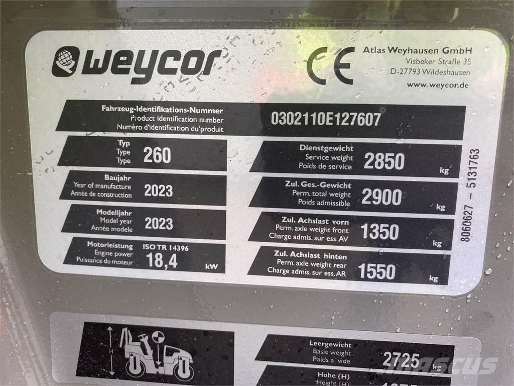 Weycor AW260 Rulli compattatori