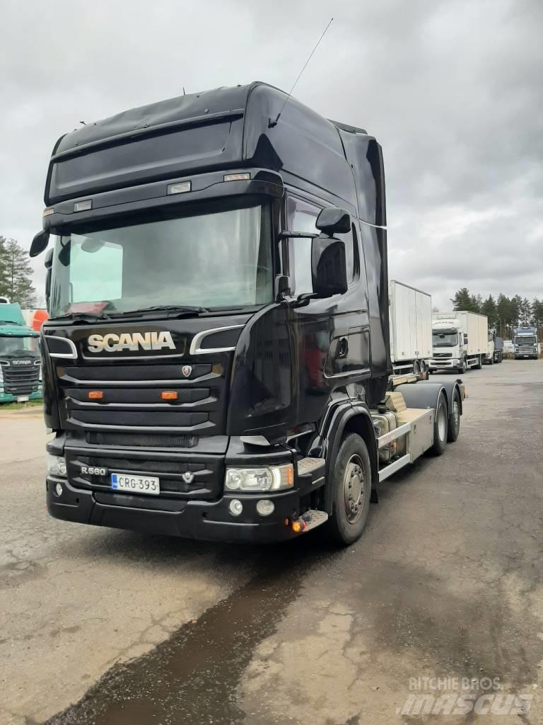 Scania R 580 Camion con gancio di sollevamento