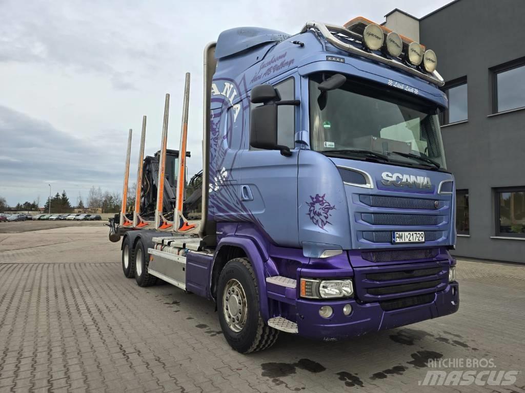 Scania R 580 Camion trasporto legname