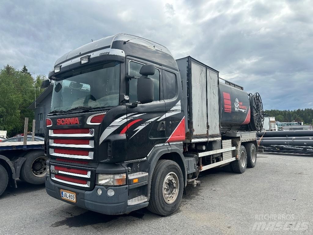 Scania R470 6x2 Camion autospurgo