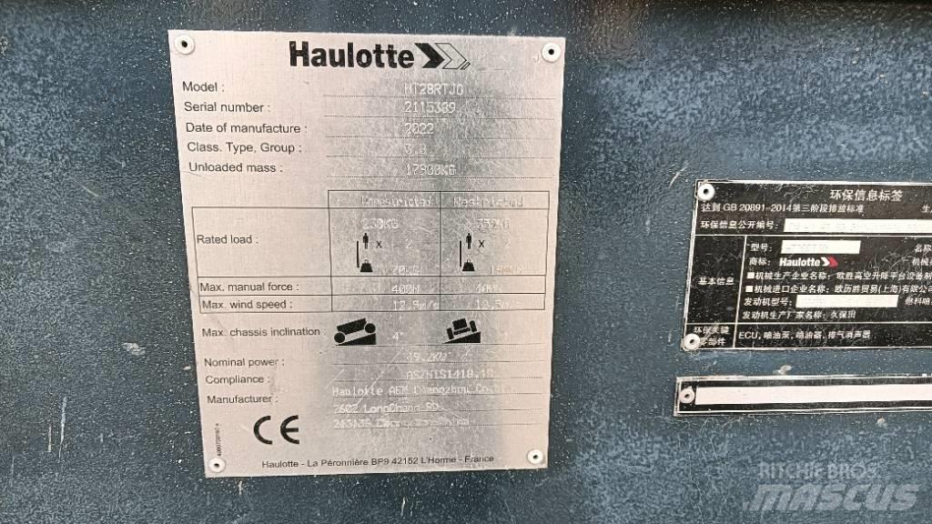 Haulotte HT28RTJO Piattaforme a braccio telescopico