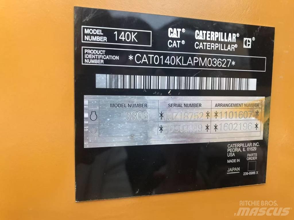 CAT 140k Motorgraders