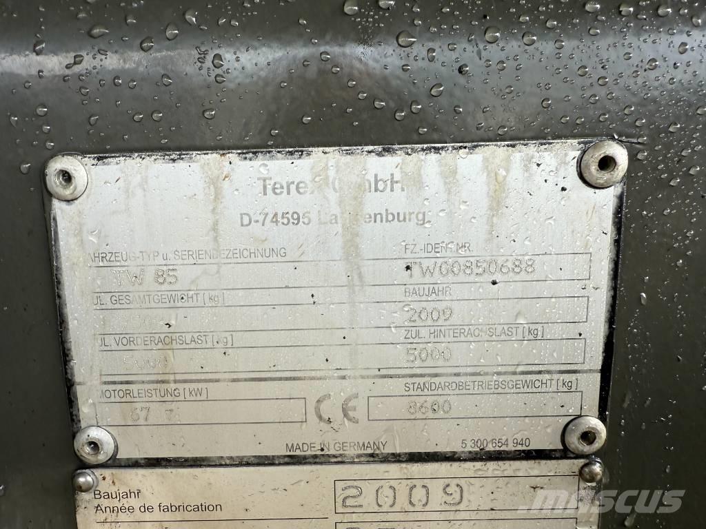 Terex TW 85 Escavatori gommati