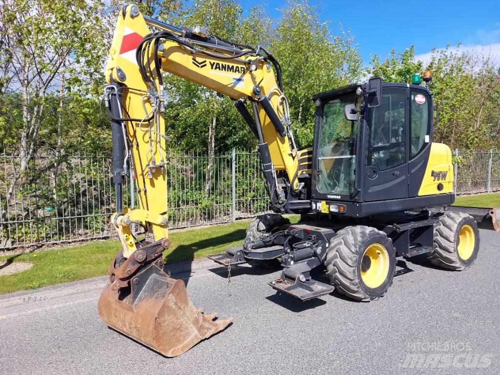 Yanmar B95W Escavatori gommati