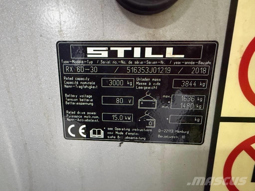 Still RX 60-30 Carrelli elevatori elettrici
