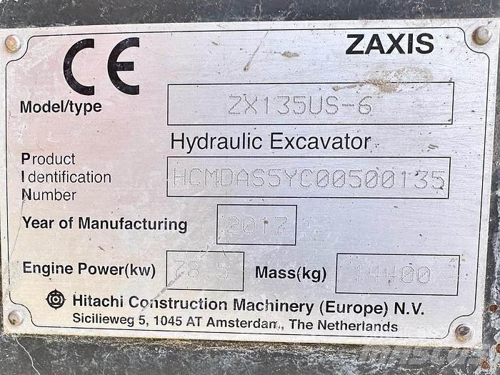 Hitachi ZX135US-6 Escavatori speciali