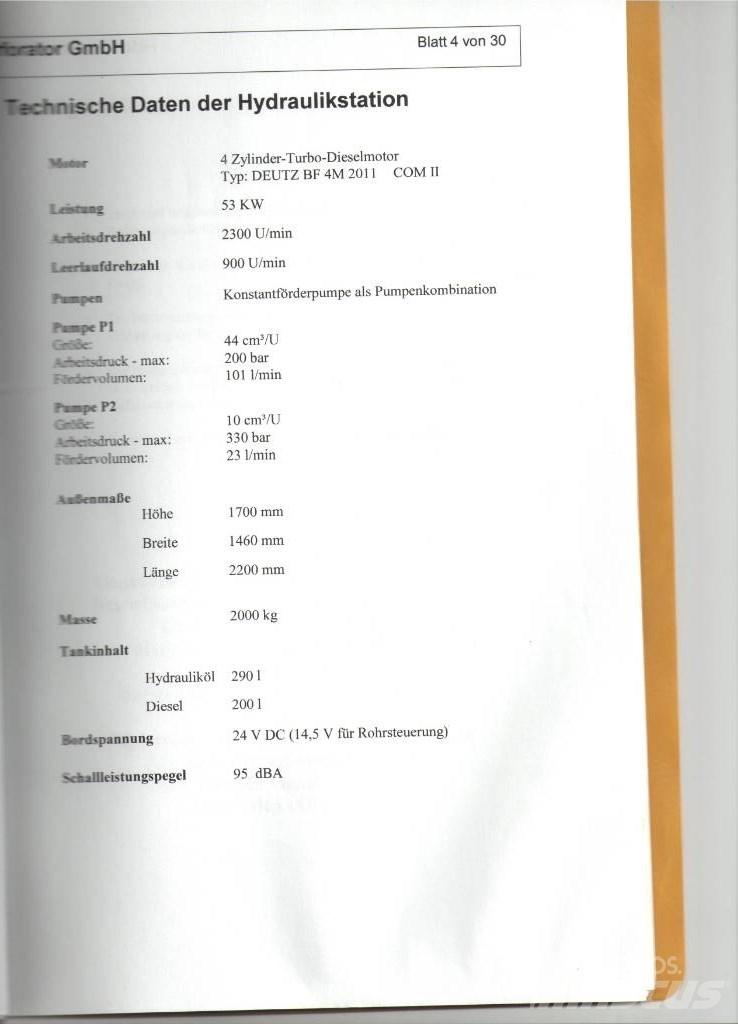  Perforator PBA100G Macchina per perforazione orizzontale controllata