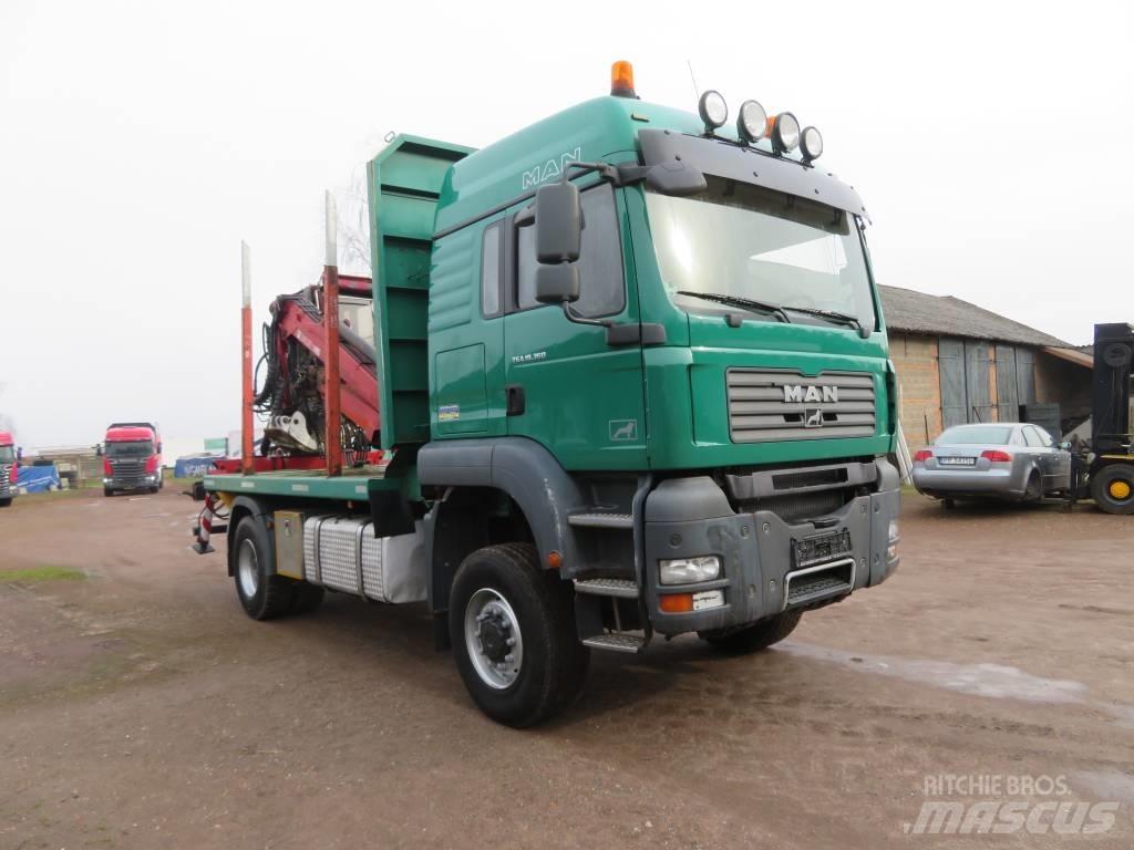 MAN TGA 18.360 Camion trasporto legname