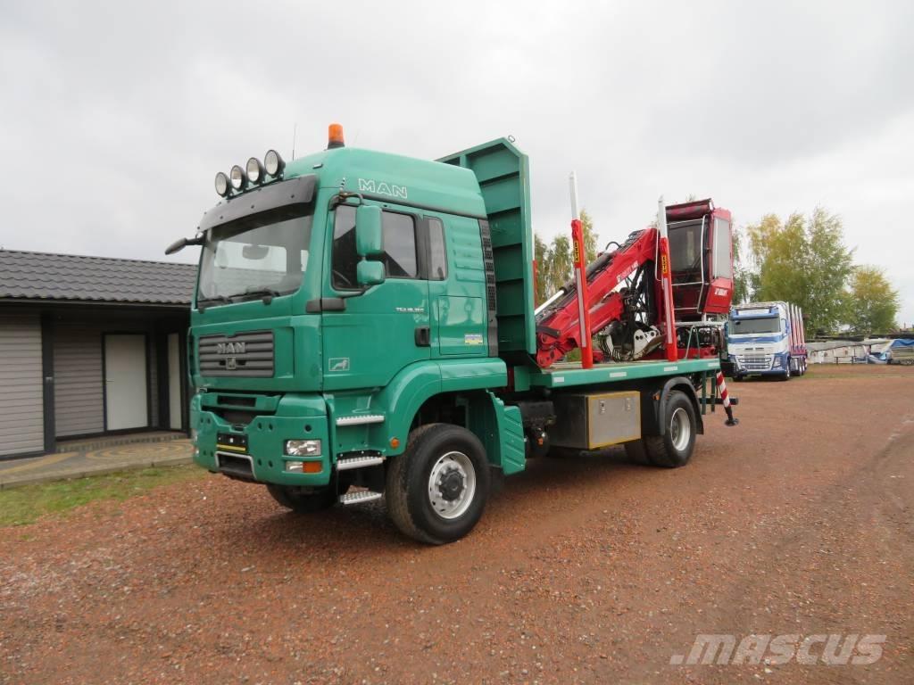 MAN TGA 18.360 Camion trasporto legname