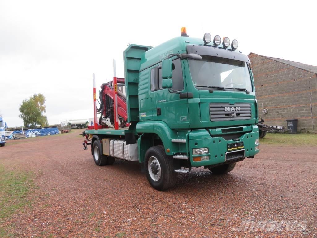 MAN TGA 18.360 Camion trasporto legname