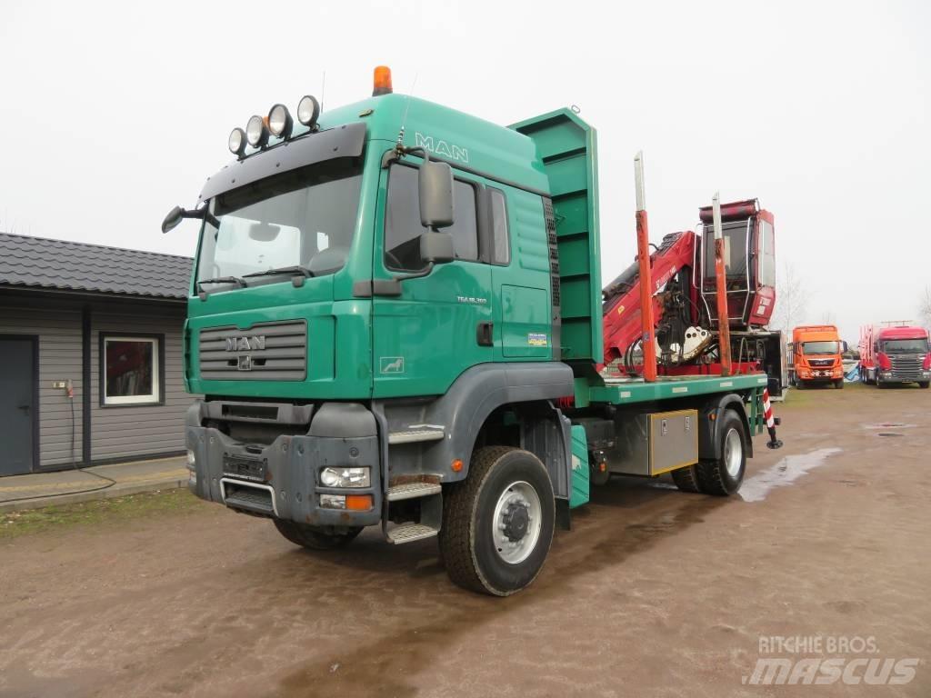 MAN TGA 18.360 Camion trasporto legname