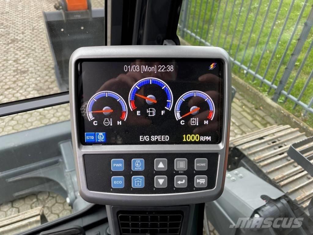 Doosan dx140w Escavatori gommati