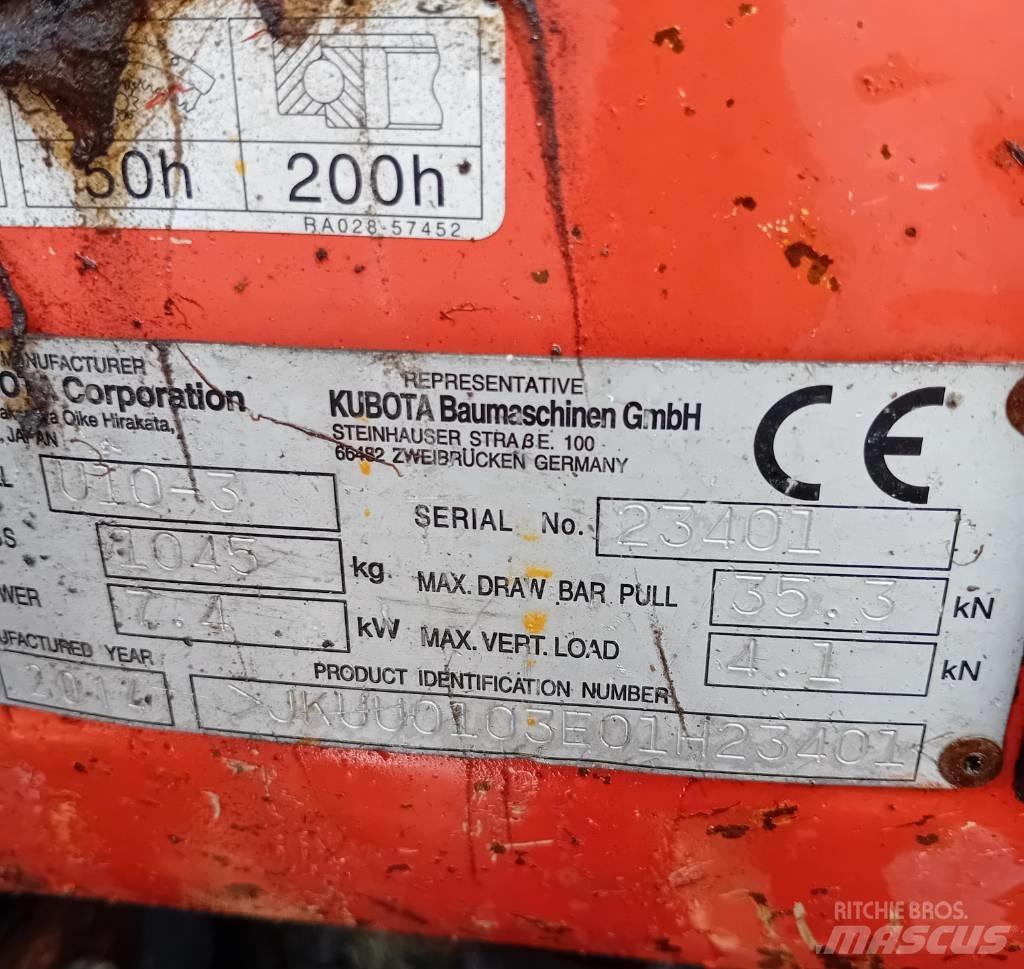 Kubota U 10-3 Miniescavatori
