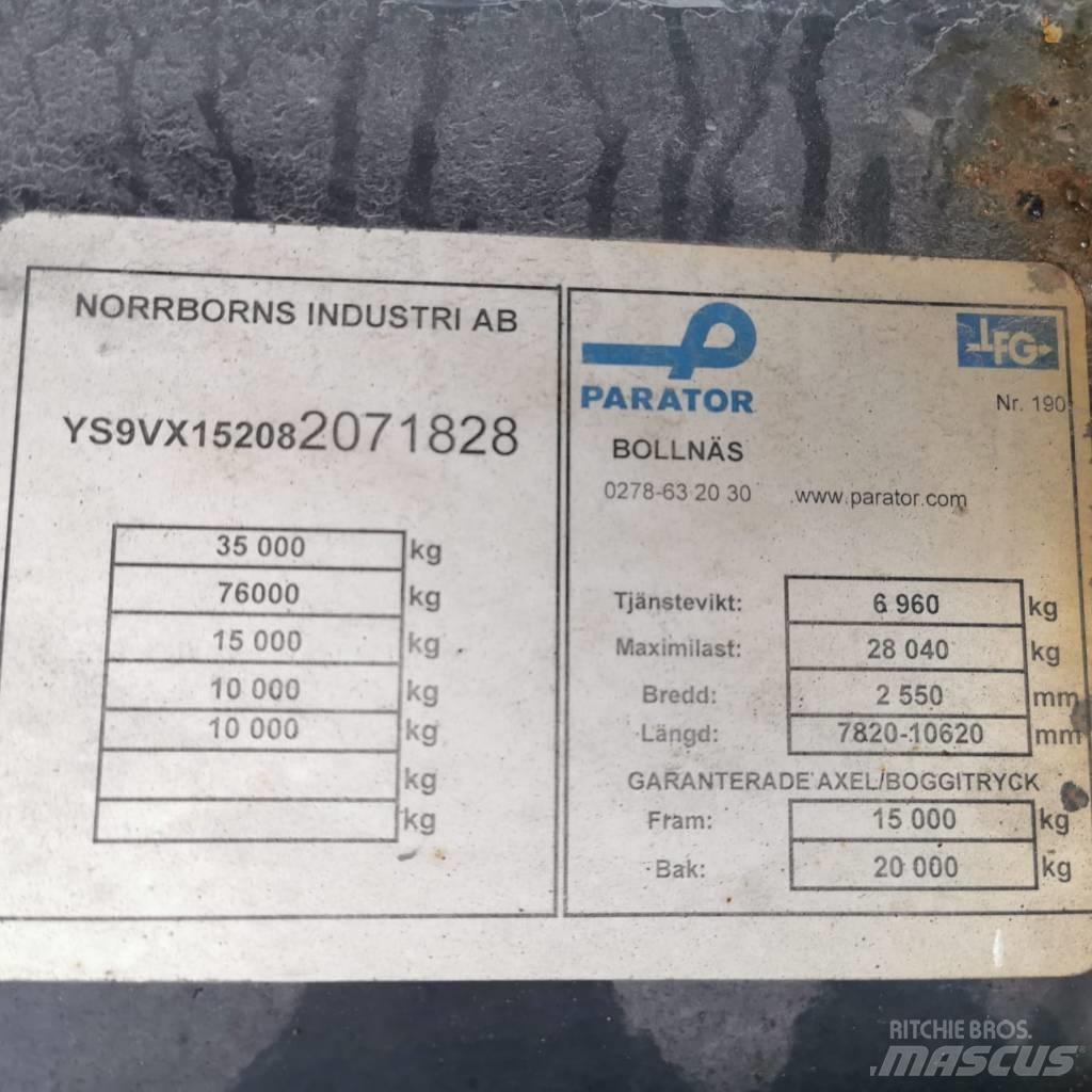 Parator VX 15-20 Rimorchi cassonati