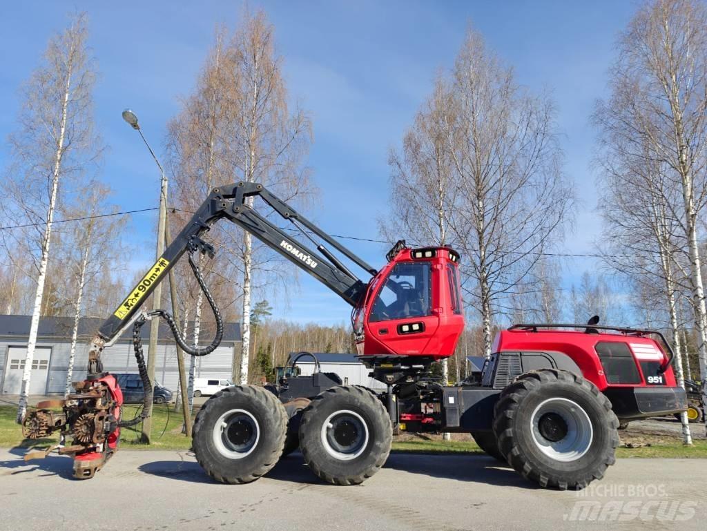 Komatsu 951 Abbattitrici, Disboscatrici
