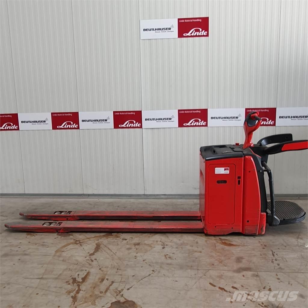 Linde T25AP lang Transpallet uomo a terra