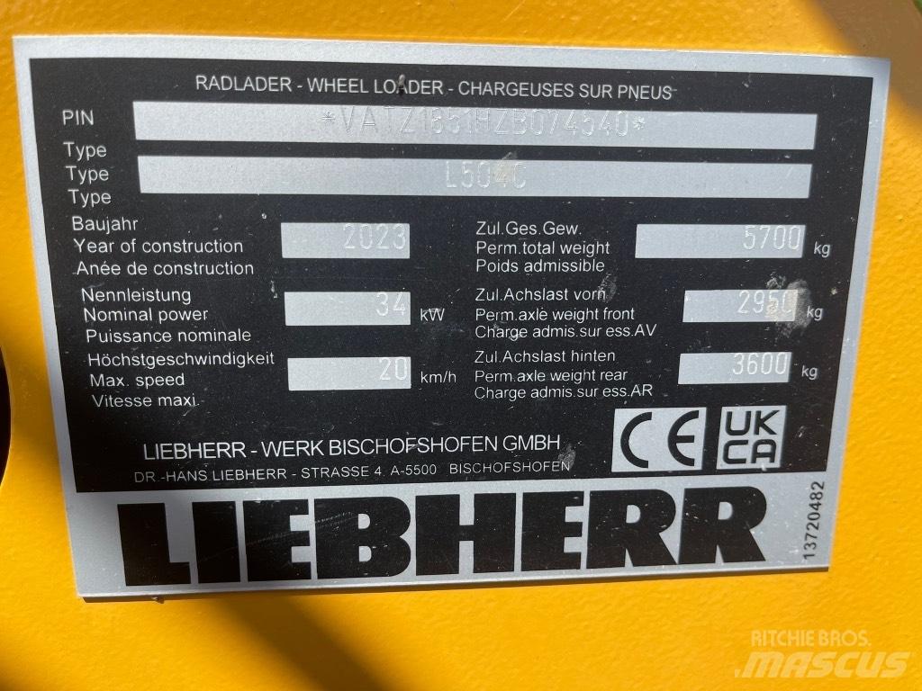Liebherr L 504 Mini pale