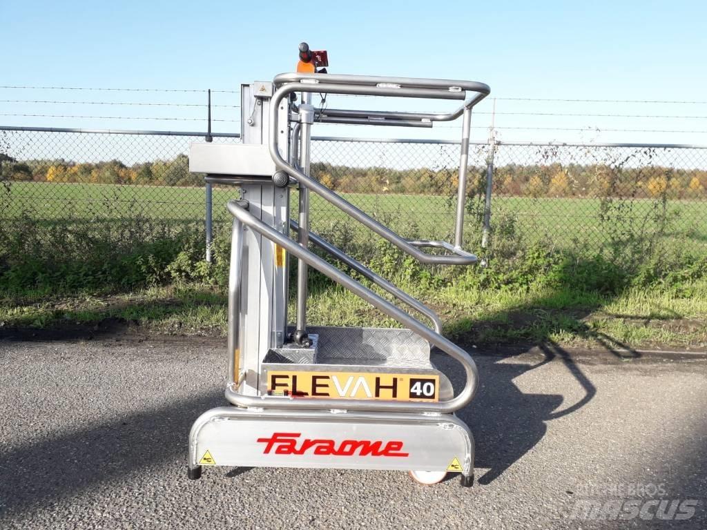 Faraone Elevah 40 Piattaforme cingolate, Piattaforme a ragno e Montacarichi