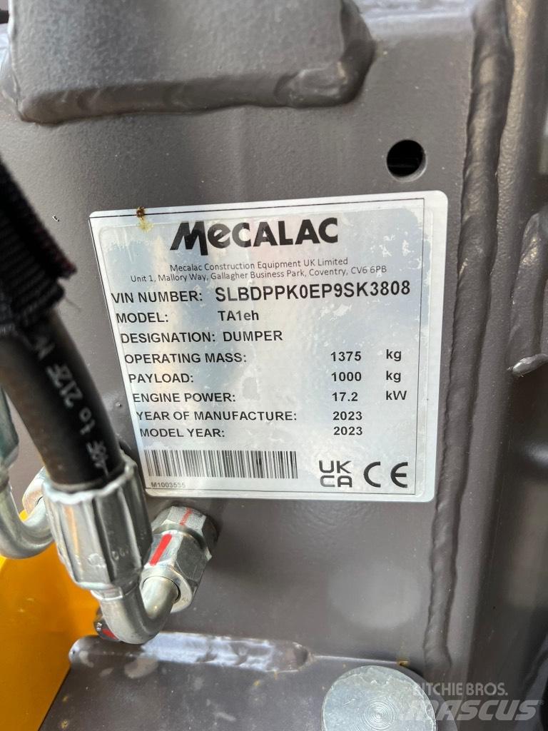 Mecalac TA 1 EH Dumpers articolati