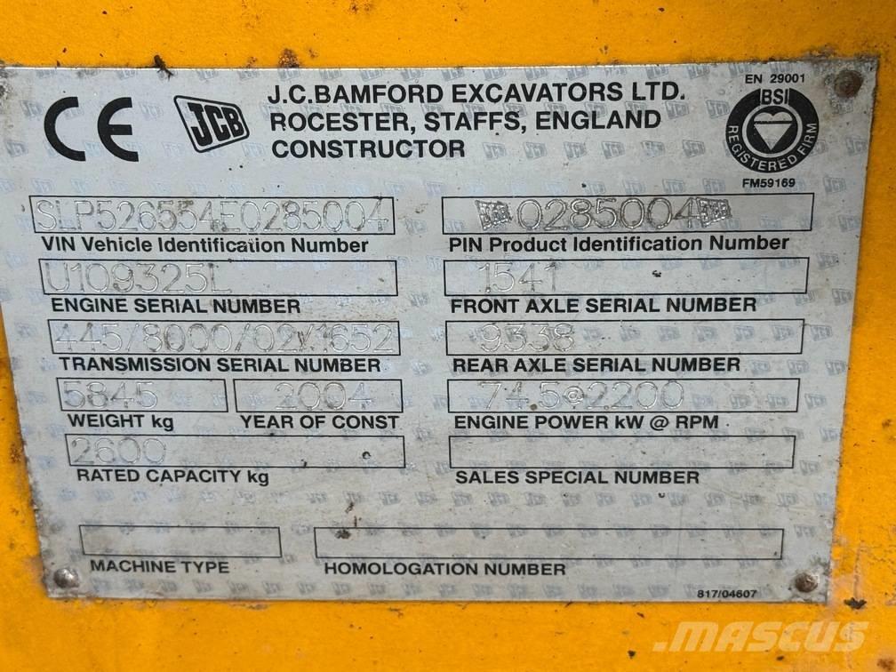 JCB 526 S Sollevatori telescopici