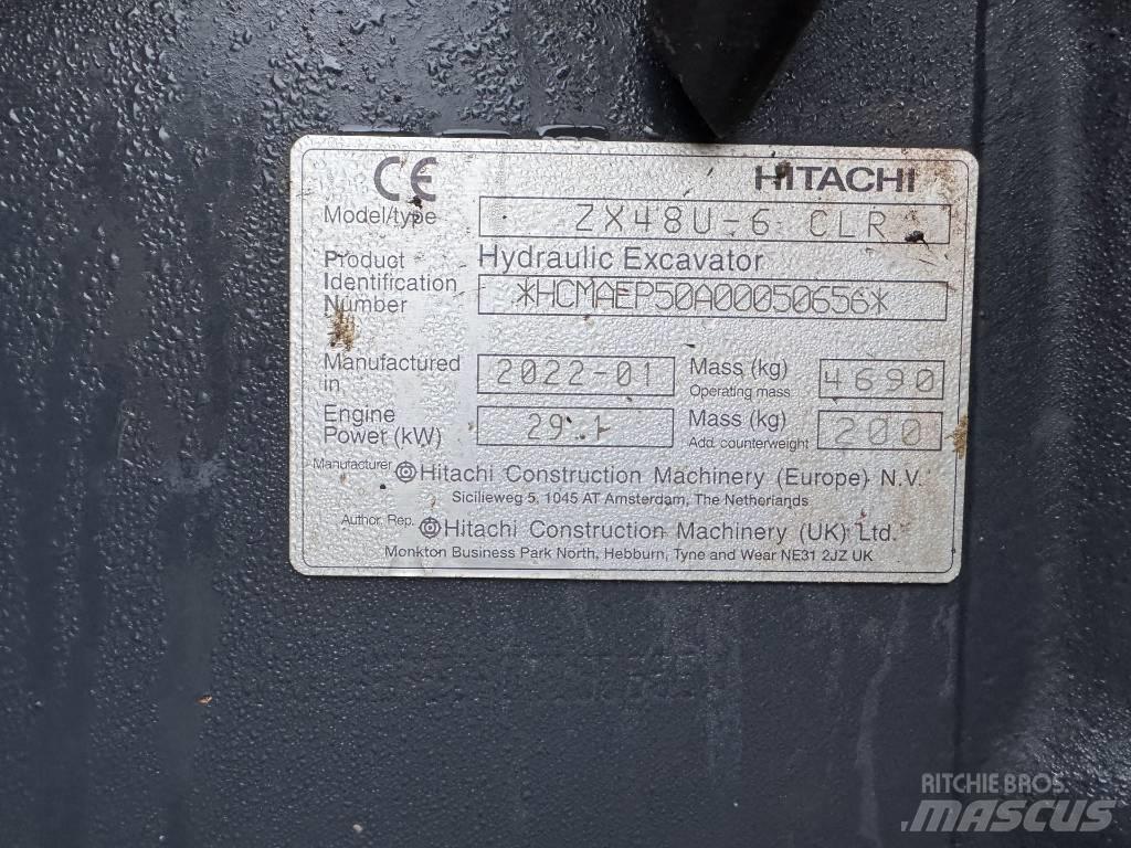 Hitachi ZX 48 U-6 Miniescavatori