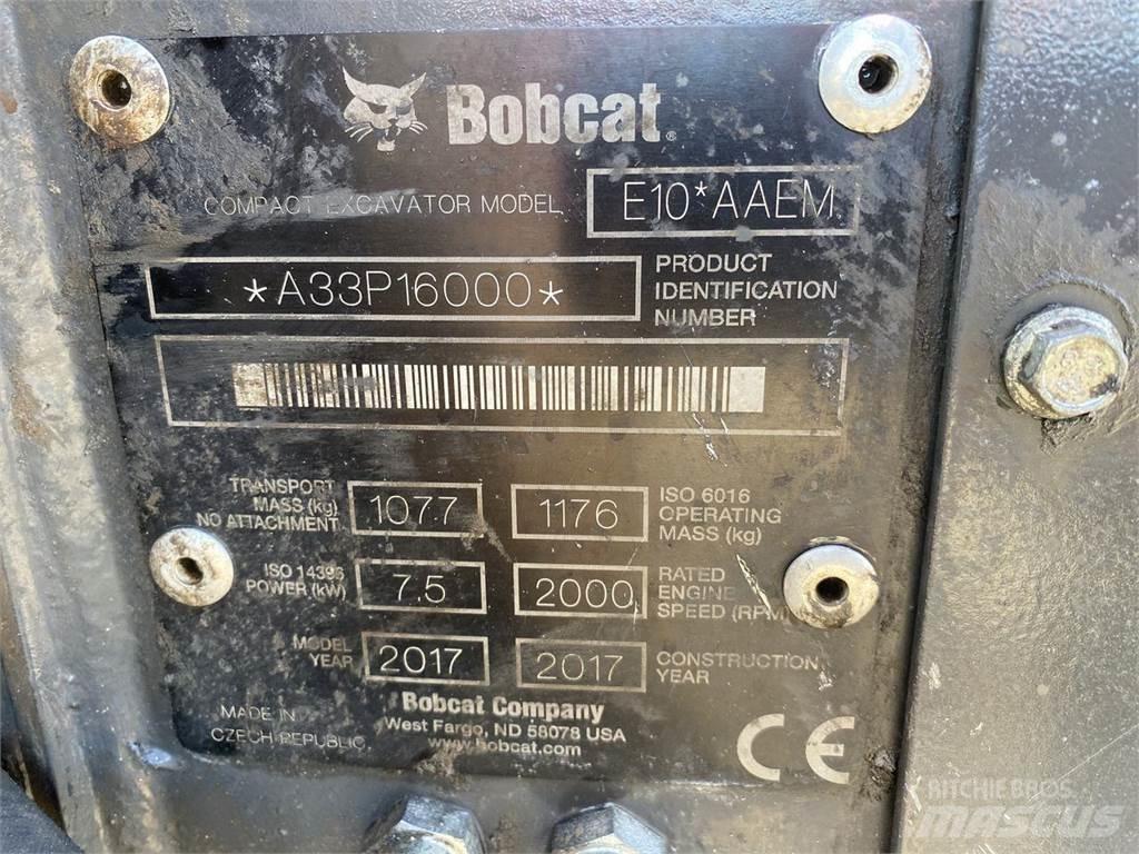 Bobcat E10 Escavatori gommati