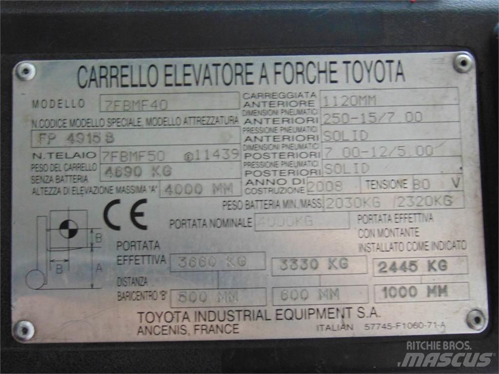 Toyota 7FBMF40 Carrelli elevatori elettrici