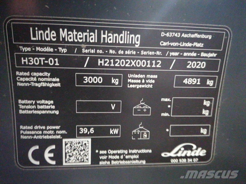 Linde H30T-01 Carrelli elevatori GPL