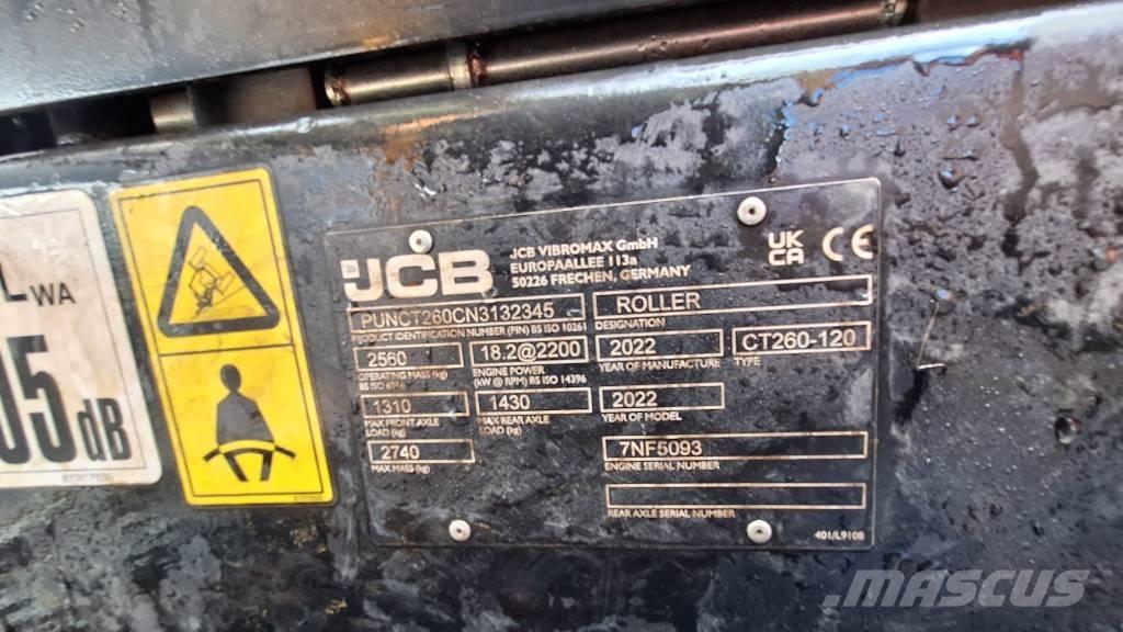 JCB CT 260-120 Rulli a doppio tamburo