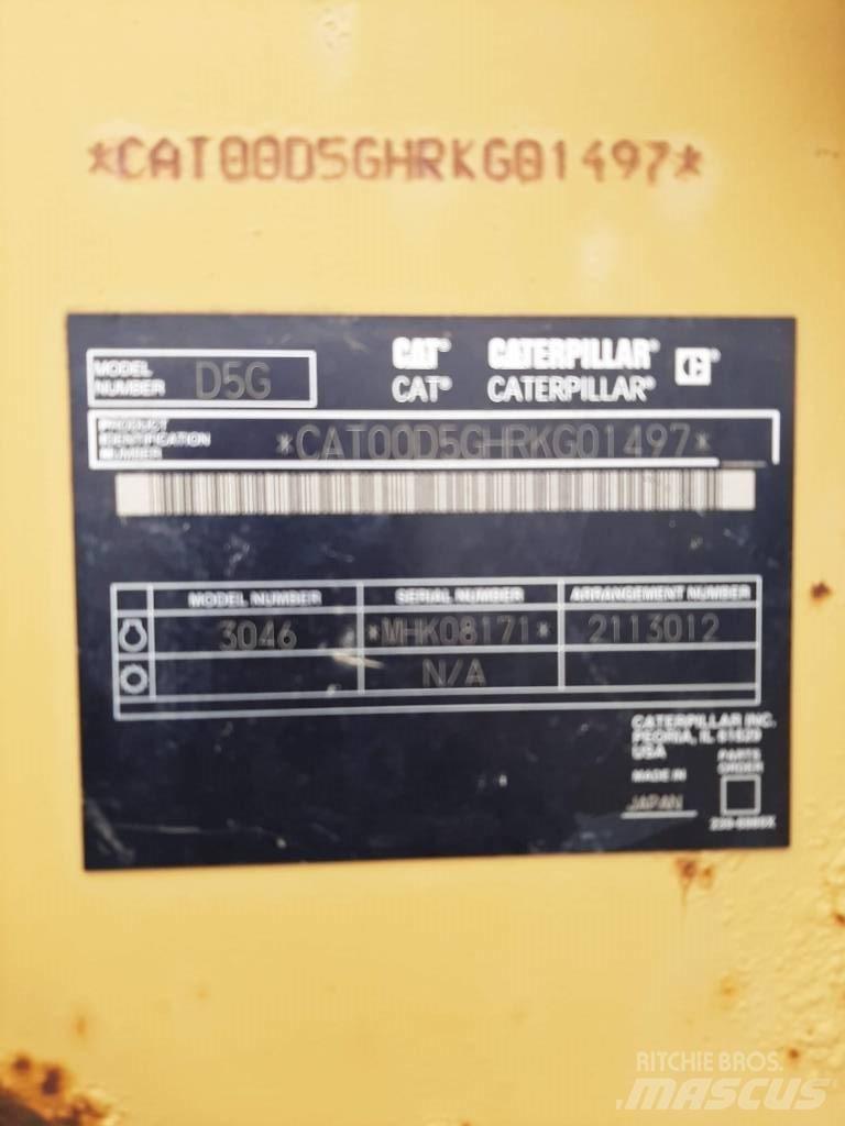 CAT D5GLGP Dozer cingolati