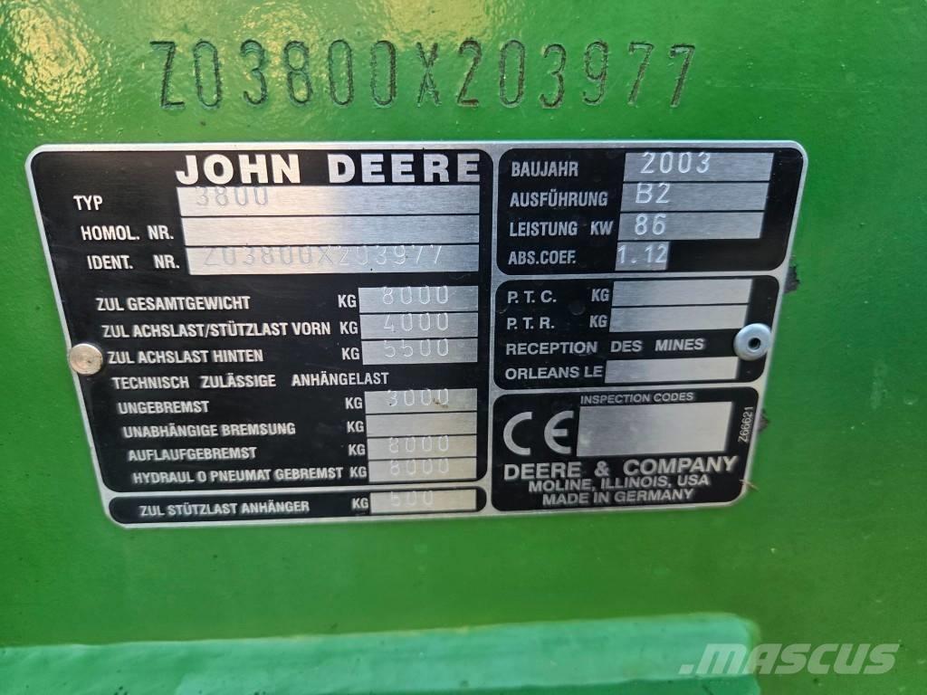 John Deere 3800 Sollevatori telescopici per agricoltura
