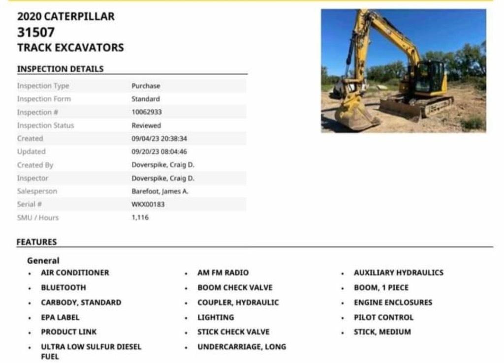 CAT 315 Escavatori cingolati