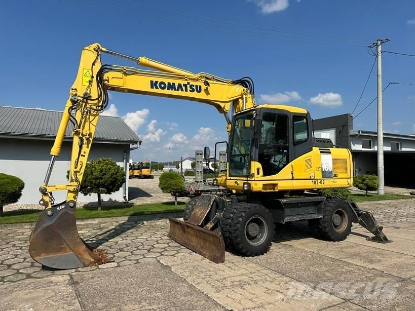 Komatsu PW 160-7E0 Escavatori gommati