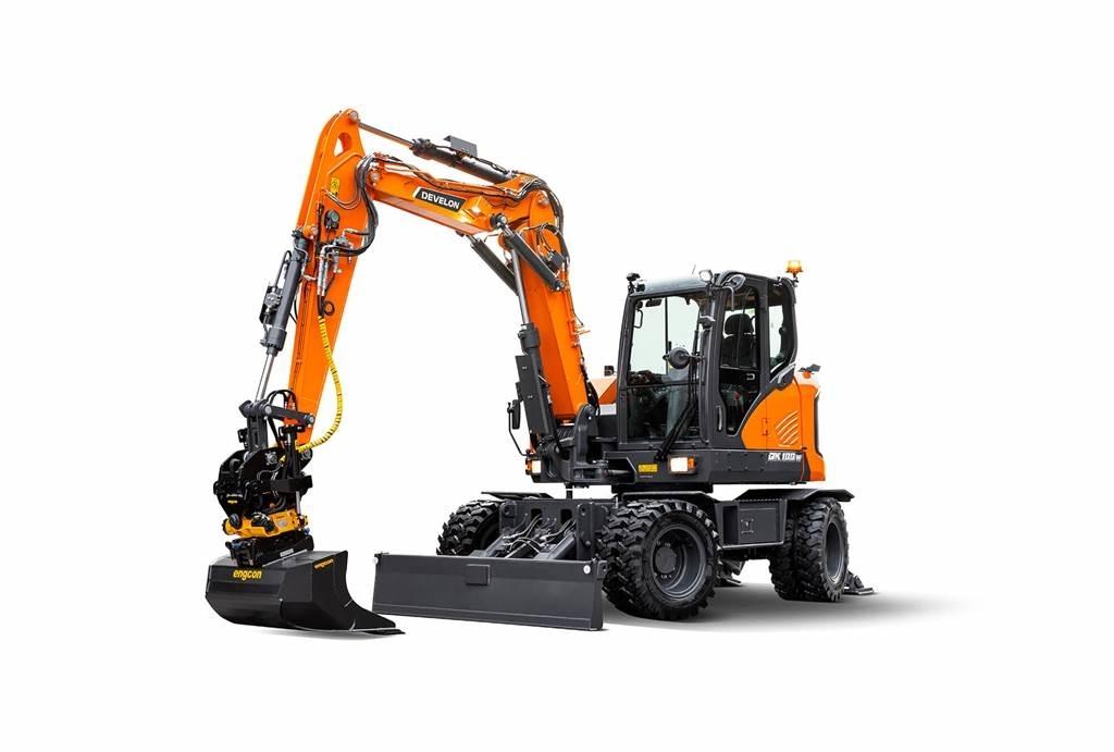 Develon DX100W-7 Escavatori gommati