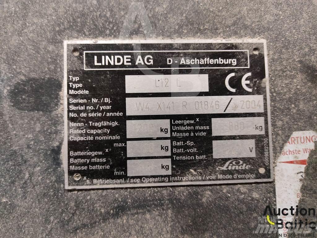 Linde L12 L Transpallet uomo a terra