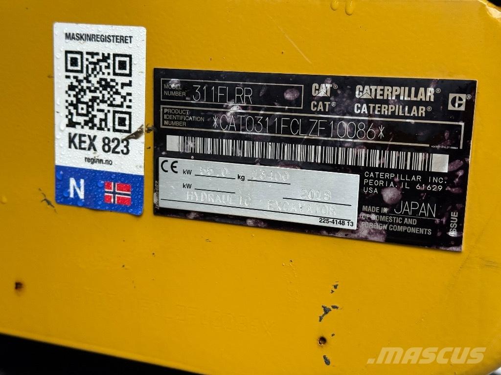 CAT 311 FL RR Escavatori cingolati