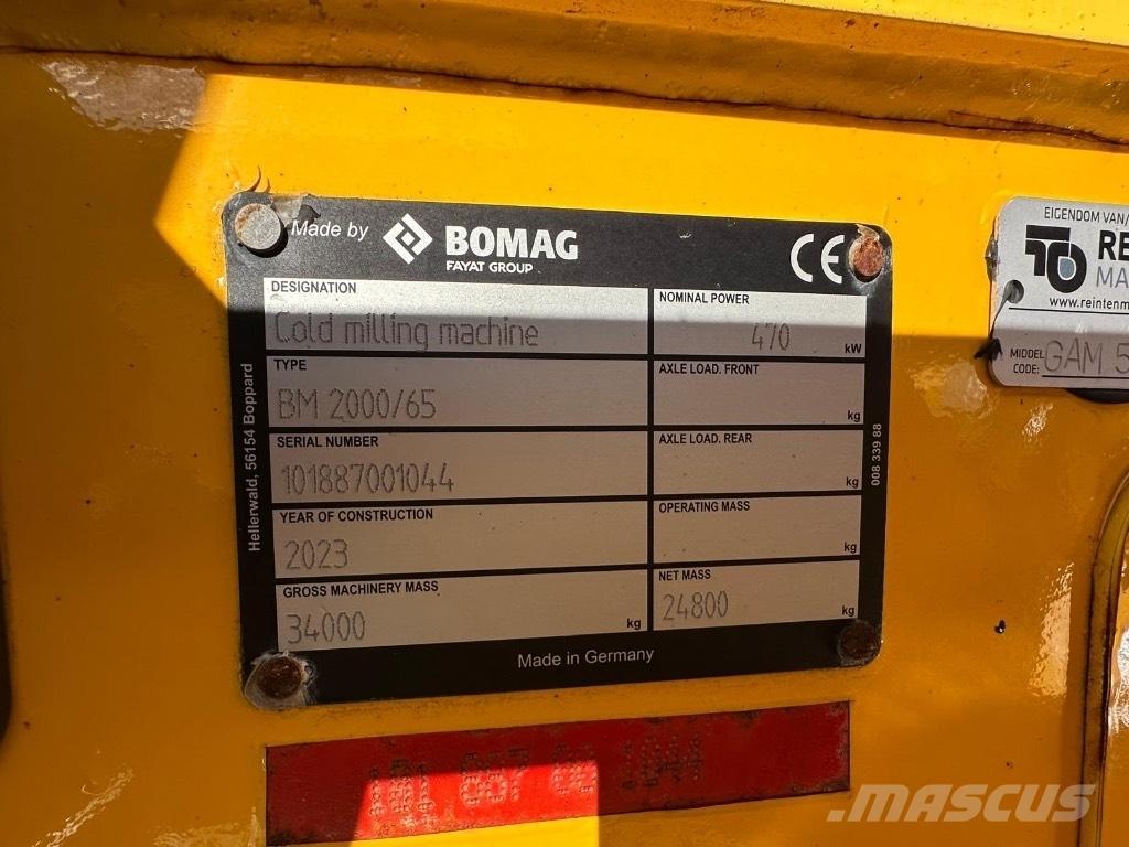 Bomag BM 2000/65 Fresa a freddo per asfalto