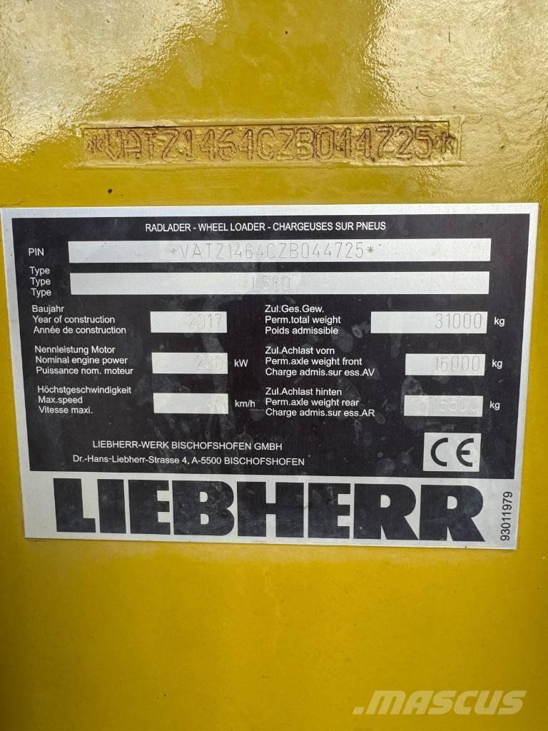 Liebherr L 580 Pale gommate