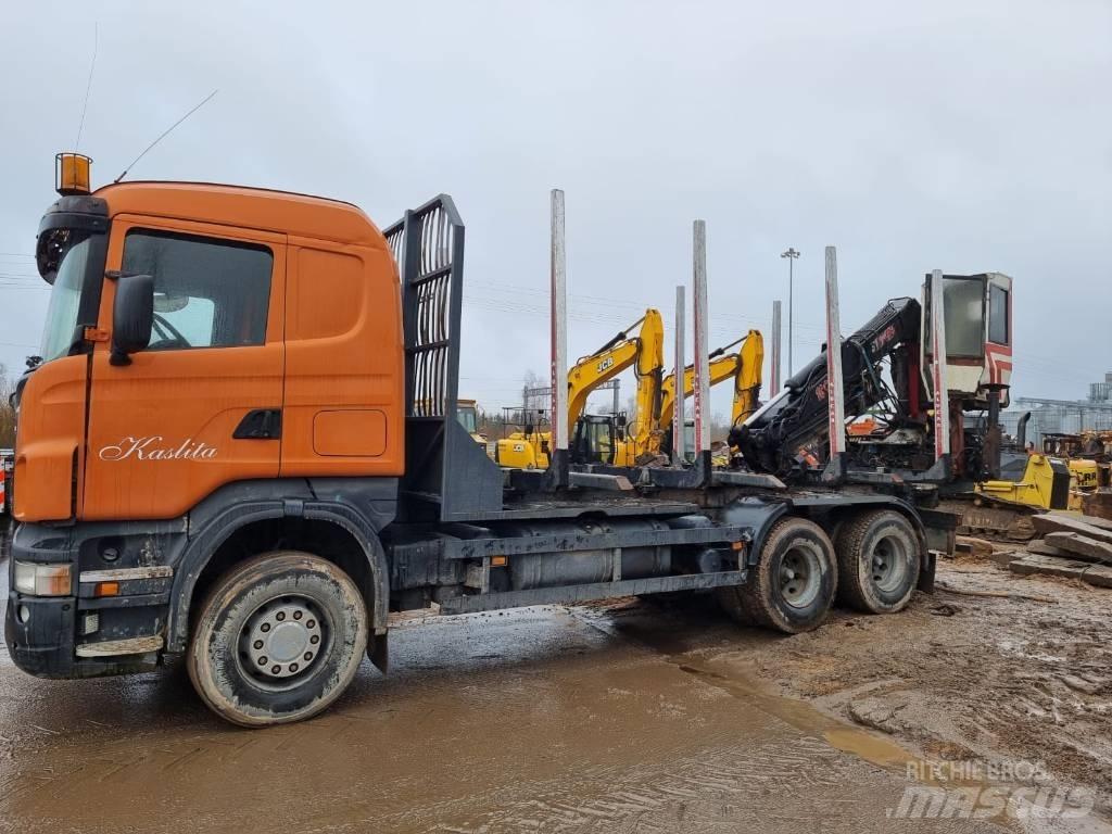 Scania R 580 Camion trasporto legname