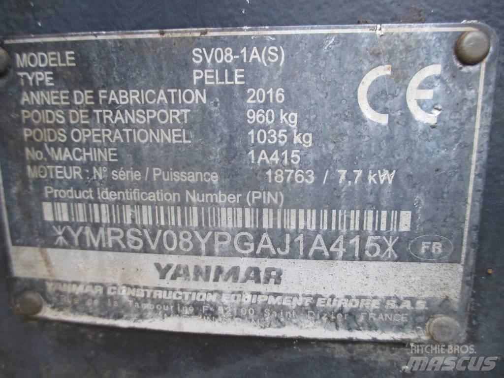 Yanmar SV 08-1 A Miniescavatori